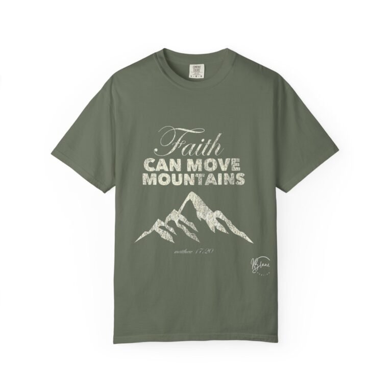4717244137225639092_2048.jpeg Faith Can Move Mountains Christian Graphic T-Shirt