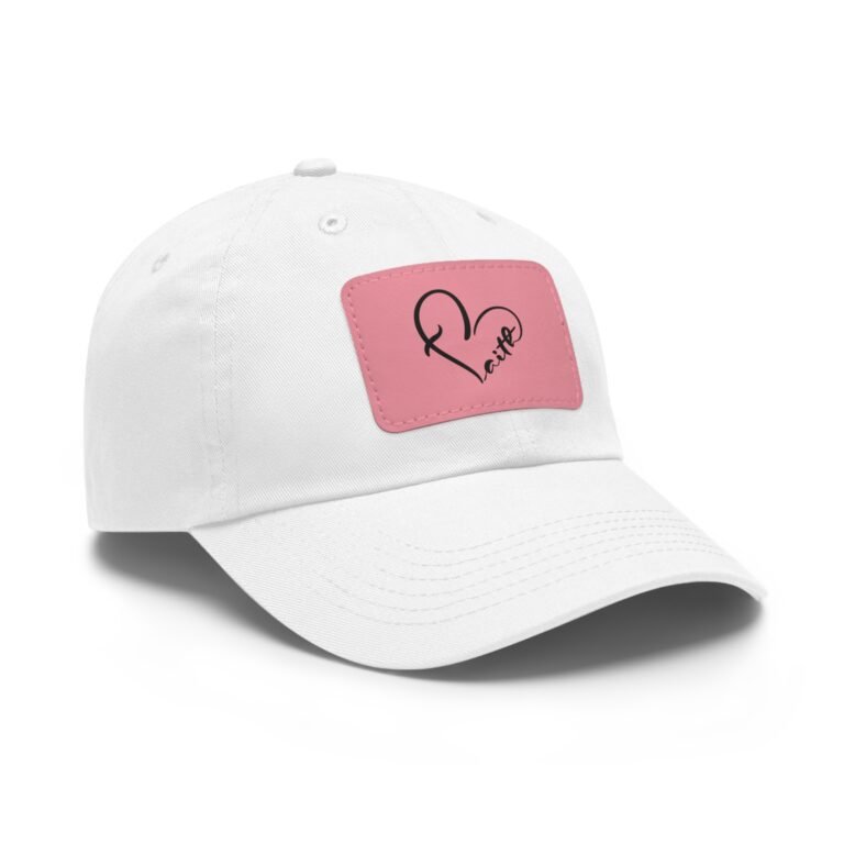 Handwritten Heart Petto Leather Patch Dad Hat