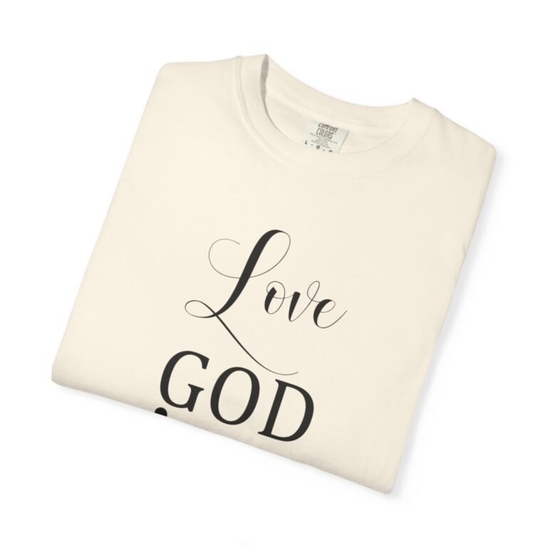 4951311926946071294_2048.jpeg Love God Love People Christian T-Shirt