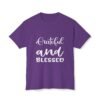 4996203530506482541_2048-2.jpeg Grateful & Blessed Script Cotton T-Shirt
