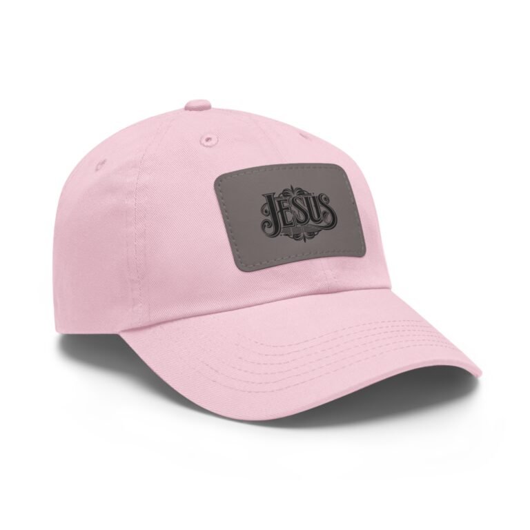5167803153270086878_2048-1.jpeg Jesus Christian Leather Patch Dad Hat