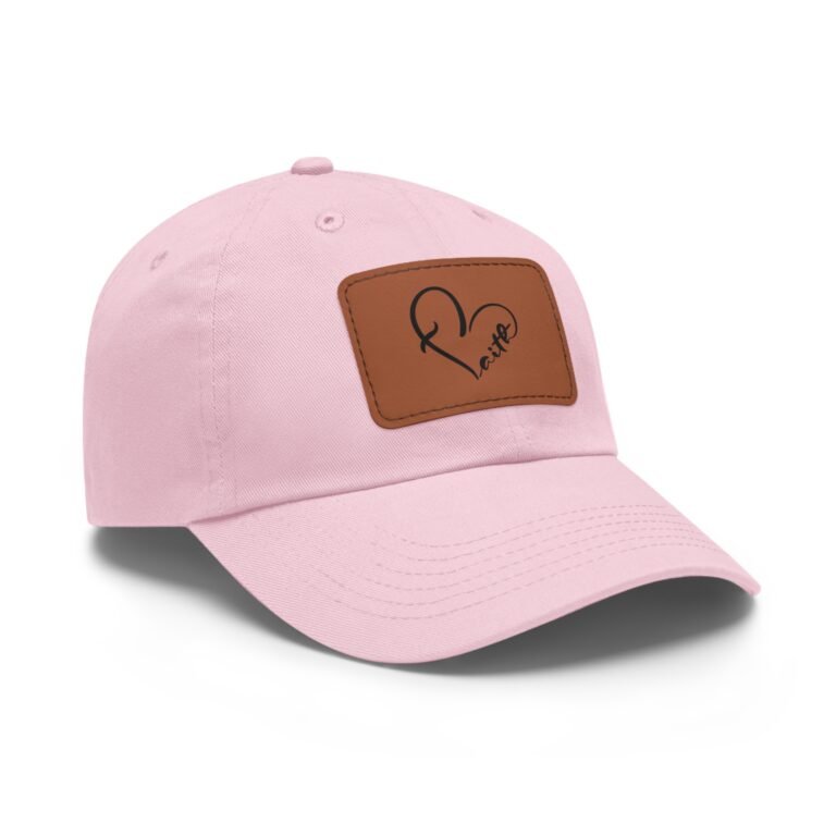 Handwritten Heart Petto Leather Patch Dad Hat