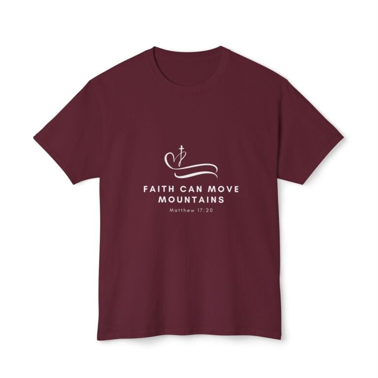 Faith Can Move Mountains Christian T-Shirt