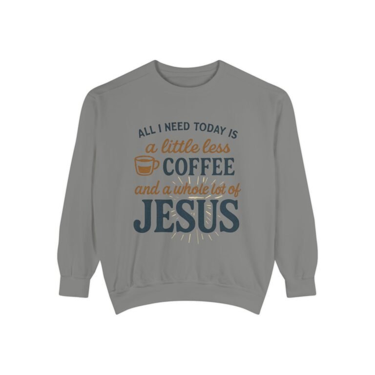 Coffee and Jesus Unisex Christian Sweatshirt