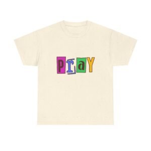 7148970430375229592_2048.jpeg Pray Unisex Christian Cotton T-Shirt