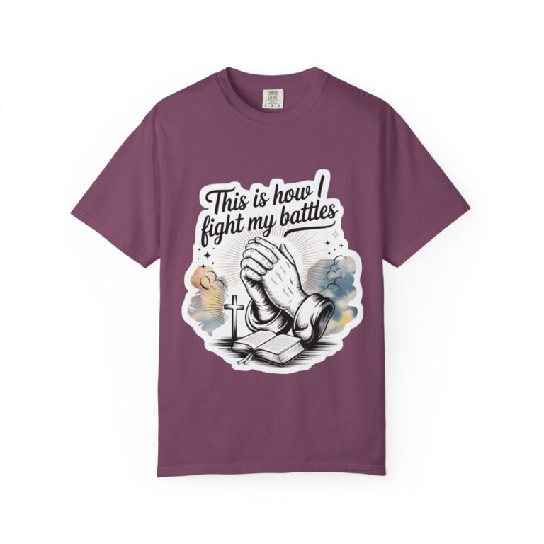 This Is How I Fight My Battles Christian T-Shirt