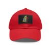 Rectangle Leather Patch Dad Hat