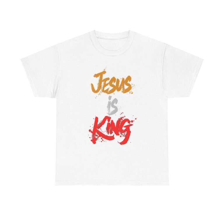 8286177404064400845_2048.jpeg Jesus Is King Christian Graphic T-Shirt