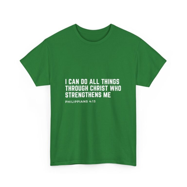 I Can Do All Things Philippians 4:13 Christian T-Shirt