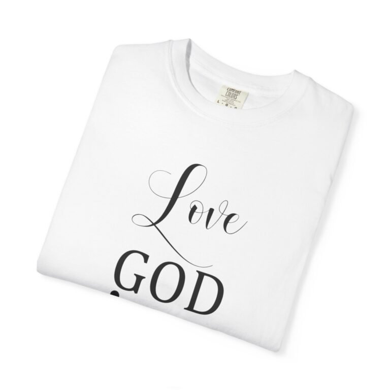 8572466905895753699_2048.jpeg Love God Love People Christian T-Shirt