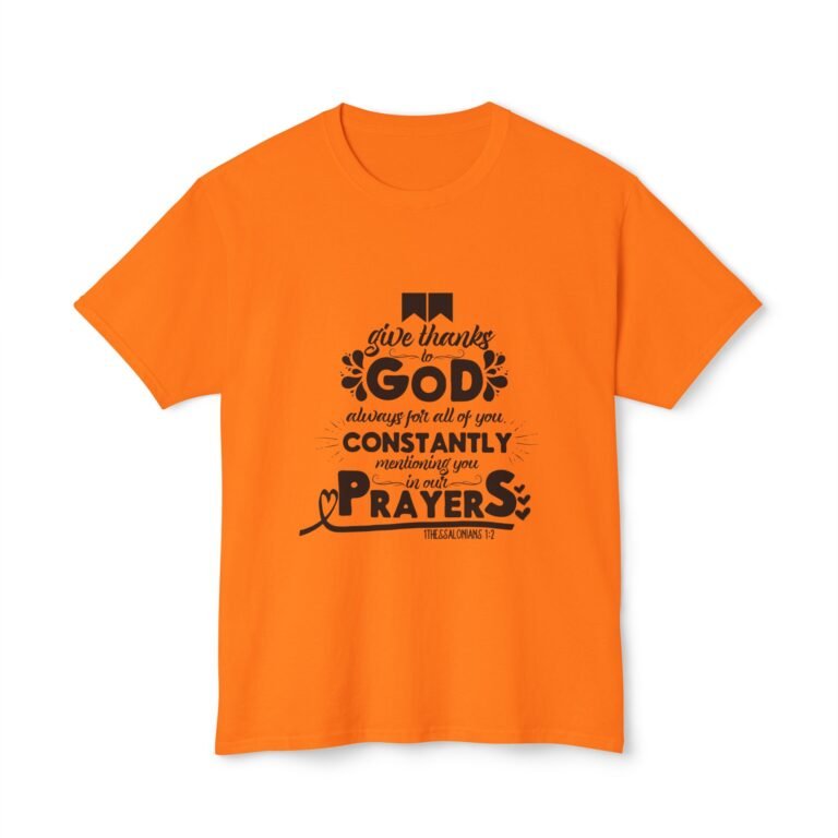 Give Thanks to God Unisex Christian T-Shirt