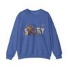 8937757020970954808_2048.jpeg He Is Risen Easter Cross Christian Sweatshirt