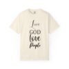 9014829558909808935_2048.jpeg Love God Love People Christian T-Shirt