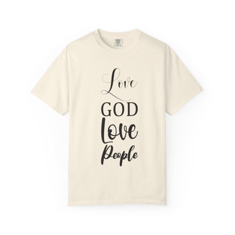 9014829558909808935_2048.jpeg Love God Love People Christian T-Shirt