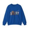 9107094618032687134_2048.jpeg He Is Risen Easter Cross Christian Sweatshirt