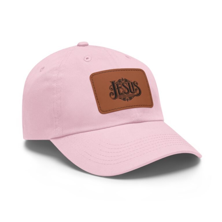 9139772662114778997_2048-1.jpeg Jesus Christian Leather Patch Dad Hat