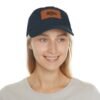 9320959678572626753_2048.jpeg Jesus Christian Leather Patch Dad Hat
