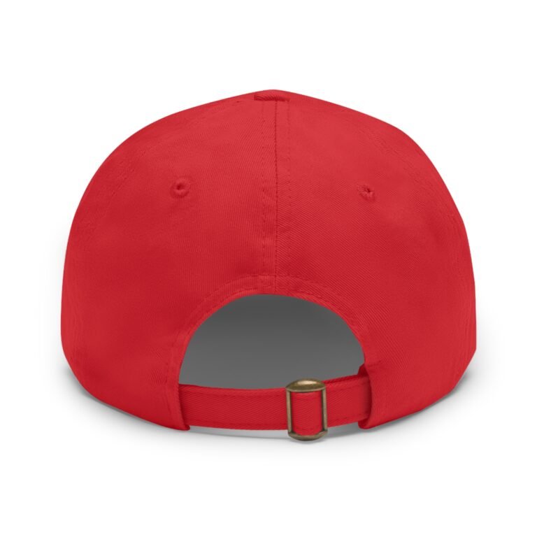 Rectangle Leather Patch Dad Hat