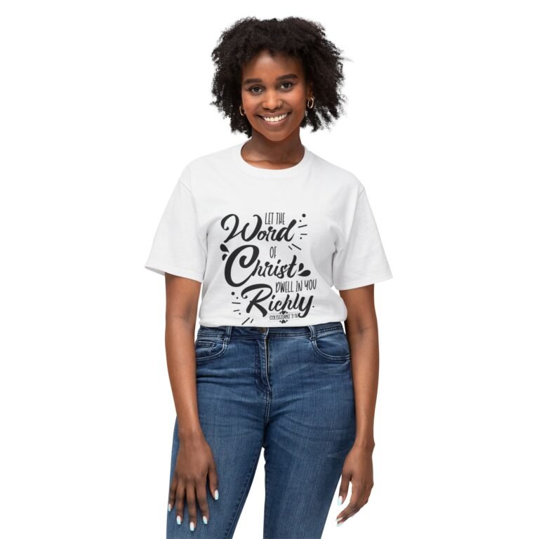 Let the Word of Christ Dwell in You Richly Christian T-Shirt