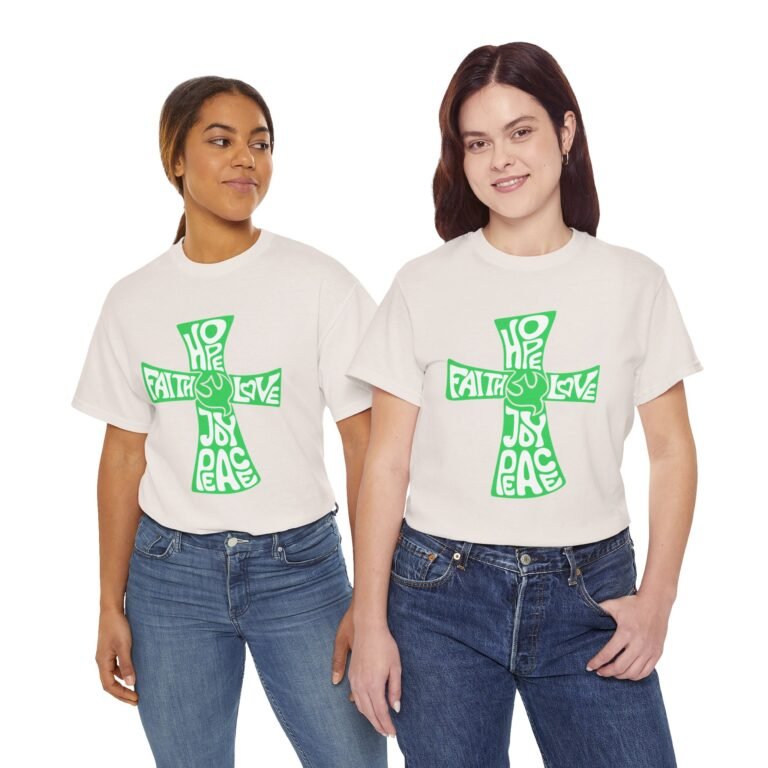 Faith Hope and Love Christian Graphic T-Shirt