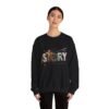 9683827099926319487_2048.jpeg He Is Risen Easter Cross Christian Sweatshirt