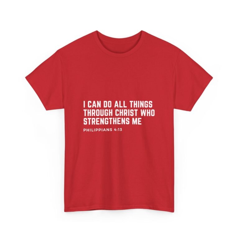 I Can Do All Things Philippians 4:13 Christian T-Shirt
